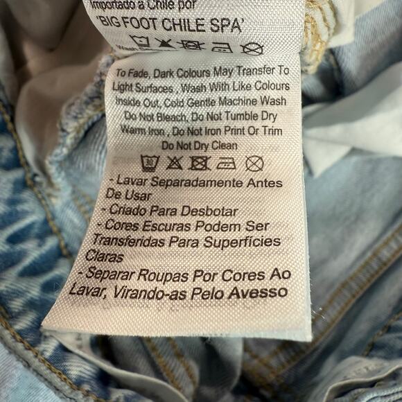 Cotton On Slim Straight Jeans Women’s Size 2 Light Wash High Rise Denim - Picture 8 of 9